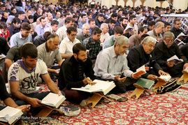 مراسم احیای شب بیست و یکم ماه رمضان در حرم شاهچراغ(ع)
