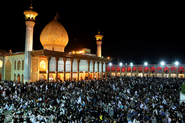 مراسم احیای شب بیست و یکم ماه رمضان در حرم شاهچراغ(ع)
