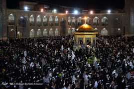 مراسم احیای شب بیست و یکم ماه رمضان در حرم رضوی
