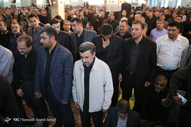 سخنرانی احمدی نژاد در مسجد نارمک
