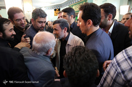 سخنرانی احمدی نژاد در مسجد نارمک
