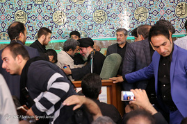 سخنرانی احمدی نژاد در مسجد نارمک

