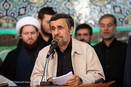 سخنرانی احمدی نژاد در مسجد نارمک
