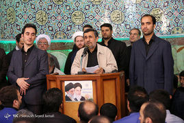 سخنرانی احمدی نژاد در مسجد نارمک
