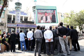 سخنرانی احمدی نژاد در مسجد نارمک
