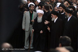 دسته عزاداری آیت الله صافی گلپایگانی در سالروز شهادت امام علی(ع) - مشهد‎
