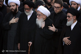 دسته عزاداری آیت الله صافی گلپایگانی در سالروز شهادت امام علی(ع) - مشهد‎
