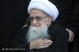 دسته عزاداری آیت الله صافی گلپایگانی در سالروز شهادت امام علی(ع) - مشهد‎
