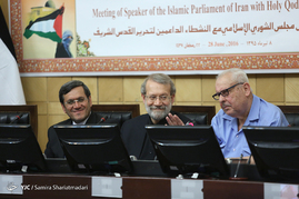 نشست رییس مجلس با فعالان آزادی قدس شریف