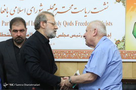 نشست رییس مجلس با فعالان آزادی قدس شریف