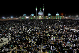مراسم احیای شب بیست وسوم ماه رمضان در مسجد جمکران
