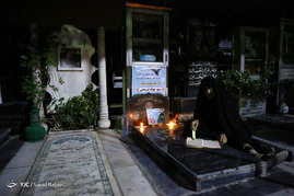 مراسم احیای شب بیست و سوم ماه رمضان در گلزار شهدای بهشت زهرا (س)