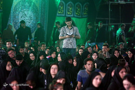 مراسم احیای شب بیست و سوم ماه رمضان در گلزار شهدای بهشت زهرا (س)