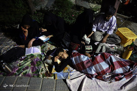 مراسم احیای شب بیست و سوم ماه رمضان در گلزار شهدای بهشت زهرا (س)