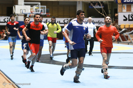 تمرین تیم ملی کشتی آزاد
