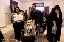 بزرگداشت سربازان جان باخته ارتش در حادثه تصادف اتوبوس - شیراز

