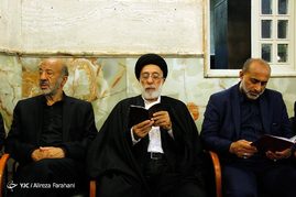 حجت الاسلام هادی خامنه ای در مراسم ختم مرحوم علی دادمان