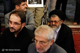 جت الاسلام والمسلمین سیدرضا اکرمی رئیس شورای فرهنگی نهاد ریاست‌جمهوری در مراسم ختم مرحوم علی دادمان