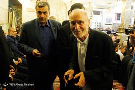 ابراهیم نبوی فعال سیاسی در مراسم ختم مرحوم علی دادمان