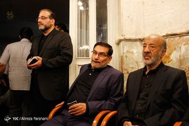 علی شمخانی دبیر شورای عالی امنیت ملی در مراسم ختم مرحوم علی دادمان