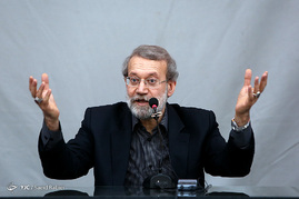 مراسم بزرگداشت شهدای هفتم تیر با حضور دکتر علی لاریجانی در حوزه علمیه امام حسن مجتبی (ع) 