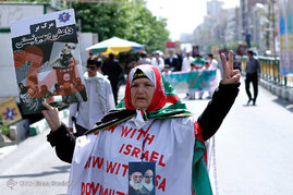 راهپیمایی باشکوه روز جهانی قدس در تهران