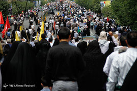 راهپیمایی باشکوه روز جهانی قدس در تهران