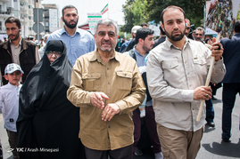 حضور مسئولان در راهپیمایی باشکوه روز جهانی قدس
