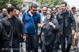 حضور مسئولان در راهپیمایی باشکوه روز جهانی قدس
