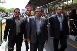 حضور مسئولان در راهپیمایی باشکوه روز جهانی قدس
