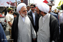 حضور مسئولان در راهپیمایی باشکوه روز جهانی قدس
