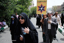 حضور مسئولان در راهپیمایی باشکوه روز جهانی قدس
