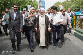 حضور مسئولان در راهپیمایی باشکوه روز جهانی قدس
