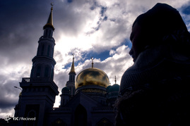 نماز عید فطر در مسکو
