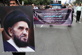 تشییع پیکر مرحوم حجت السلام والمسلمین سید کاظم علم الهدی - مشهد
