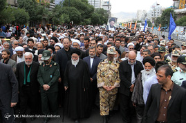 تشییع پیکر مرحوم حجت السلام والمسلمین سید کاظم علم الهدی - مشهد

