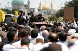 تشییع پیکر مرحوم حجت السلام والمسلمین سید کاظم علم الهدی - مشهد
