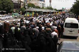 تشییع پیکر مرحوم حجت السلام والمسلمین سید کاظم علم الهدی - مشهد

