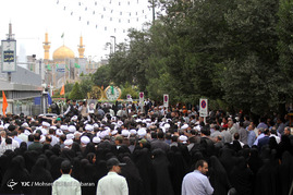 تشییع پیکر مرحوم حجت السلام والمسلمین سید کاظم علم الهدی - مشهد
