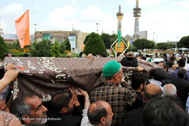 تشییع پیکر مرحوم حجت السلام والمسلمین سید کاظم علم الهدی - مشهد
