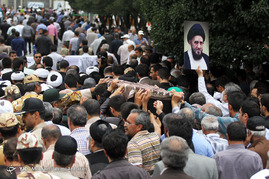 تشییع پیکر مرحوم حجت السلام والمسلمین سید کاظم علم الهدی - مشهد
