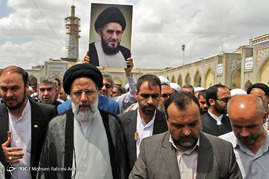 تشییع پیکر مرحوم حجت السلام والمسلمین سید کاظم علم الهدی - مشهد
