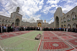 تشییع پیکر مرحوم حجت السلام والمسلمین سید کاظم علم الهدی - مشهد
