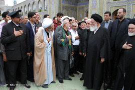 تشییع پیکر مرحوم حجت السلام والمسلمین سید کاظم علم الهدی - مشهد
