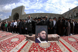 تشییع پیکر مرحوم حجت السلام والمسلمین سید کاظم علم الهدی - مشهد

