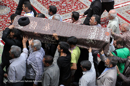 تشییع پیکر مرحوم حجت السلام والمسلمین سید کاظم علم الهدی - مشهد
