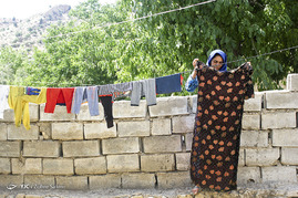 زندگی روستایی یک زن بختیاری
