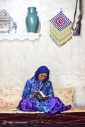 زندگی روستایی یک زن بختیاری
