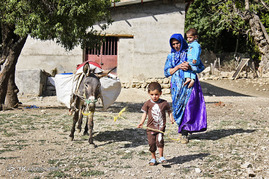 زندگی روستایی یک زن بختیاری
