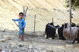 زندگی روستایی یک زن بختیاری
